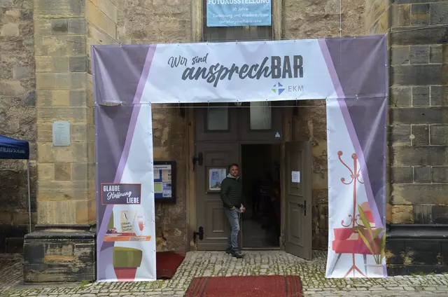 Zum täglichen Programm in der Margarethenkirche gehörten zudem Gesprächs- sowie Segnungs- und Seelsorge-Angebote unter dem Motto "Ansprech-Bar".  | Foto: Janin Göring-Walter