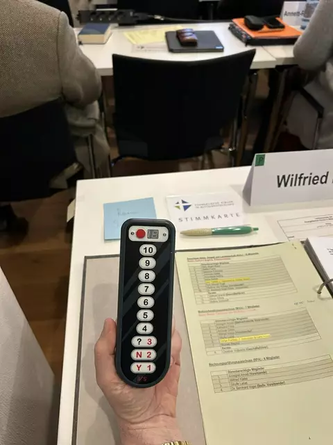 Zur Wahl stand neben Barbara Füten auch Micha Hofmann. Er arbeitet aktuell als Amtsleiter des Kreiskirchenamtes im Kirchenkreis Mühlhausen der Landeskirche. | Foto: Willi Wild