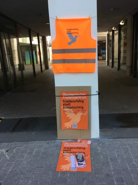 In Hannovers Innenstadt war das Friedenszentrum aktiv. | Foto: Gerlint Buchwald