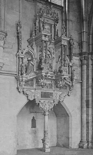 Eine historische Aufnahme des Arnstedtschen Epitaphs im Magdeburger Dom | Foto: Förderverein Dom zu Magdeburg e.V.
