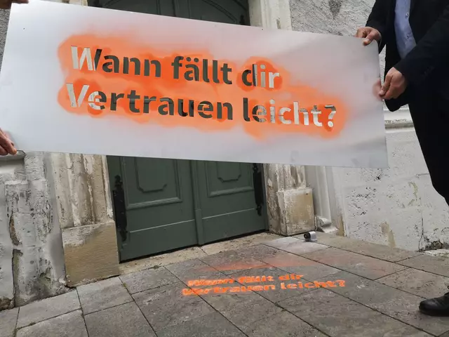 Das Vertrauensthema soll ein Türöffner für einen Dialog sein, erklärt Herbst. "Das Thema Vertrauen haben wir gewählt, weil es das Wagnis des Glaubens zum Ausdruck bringt." | Foto: Beatrix Heinrichs