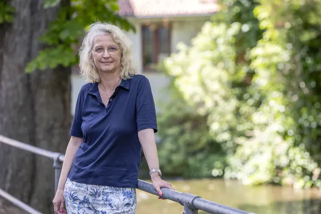Der Park "Klein Venedig" ist für Petra Schwermann ein Ruheort mitten in Erfurts Innenstadt. | Foto: Paul-Philipp Braun