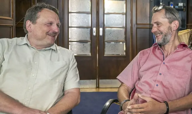 Zwei Männer, eine Mission: Uwe Kirschberg und Thomas Kratsch | Foto: Klaus-Dieter Simmen
