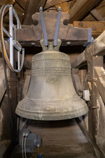 Die Glocke der Kirche in Dorna  | Foto: Mario Scholz