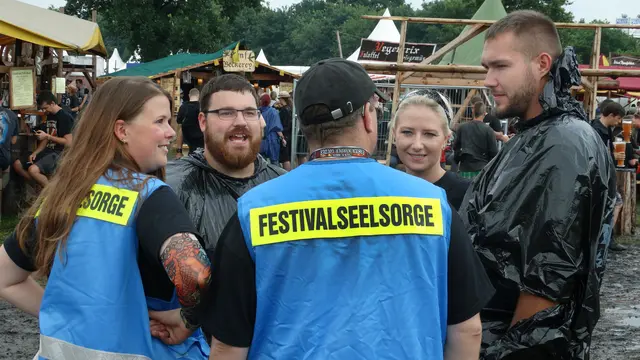 Das Wacken-Open-Air: Auch hier ist die Festival-Seelsorge vor Ort | Foto: epd-bild/Jochen Wolfert