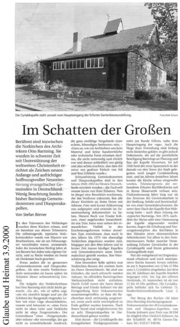 Erinnerung: Ein Beitrag in der Kirchenzeitung vor 25 Jahren | Foto: Scan: Stefan Börner
