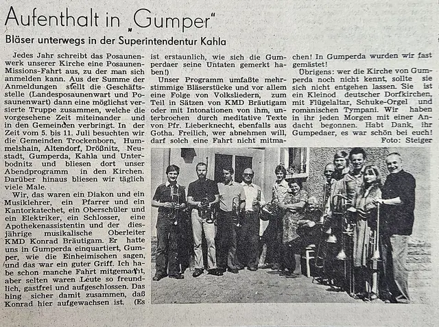 Scan aus: "Glaube+Heimat" Nr. 34/1982
