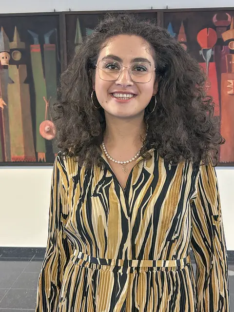 Sarah Heifeca aus Bochum studiert in Erfurt. | Foto: Willi Wild 