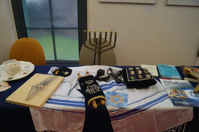 Hier konnte man sich über jüdisches Leben informieren.