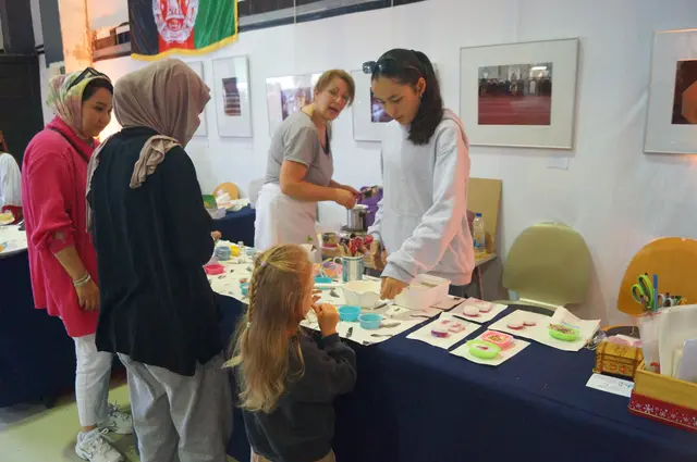 Hier konnte man Seife gießen.