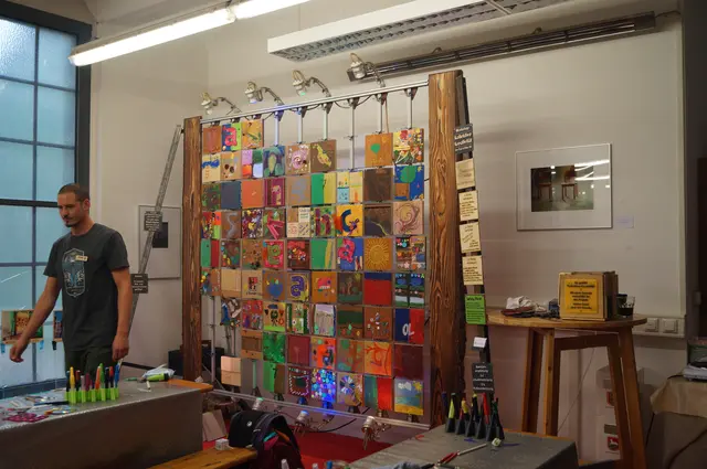 ...und am Ende des Festes. Hier konnten sich Groß und Klein ausprobieren.