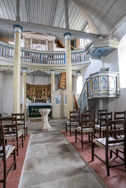 Noch ist die Kirche in Reiser leer - doch am 12. Oktober wird das Bild ein ganz anderes sein. | Foto: Benjamin Themel