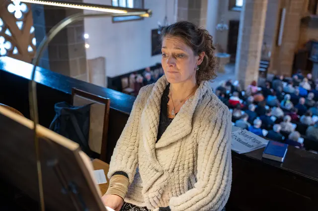 Musikalisch begleitet hat den Gottesdienst an der Orgel Landeskirchenmusikdirektorin Ingrid Kasper. | Foto: Matthias Frank Schmidt