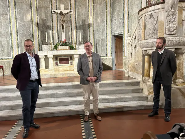 Tilmann Kleinjung, Bodo Ramelow und Dr. Michael Jonas | Foto: Willi Wild