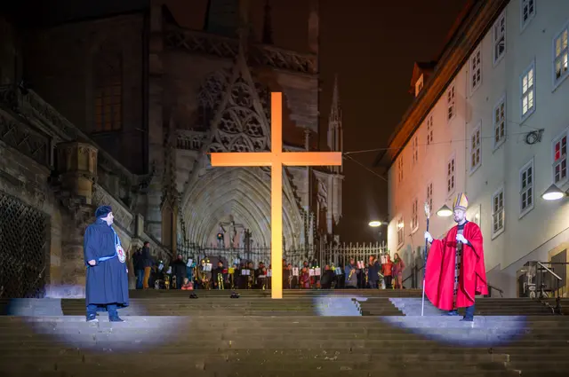 Archivbild vom Martinstag in Erfurt  | Foto: Matthias Frank Schmidt