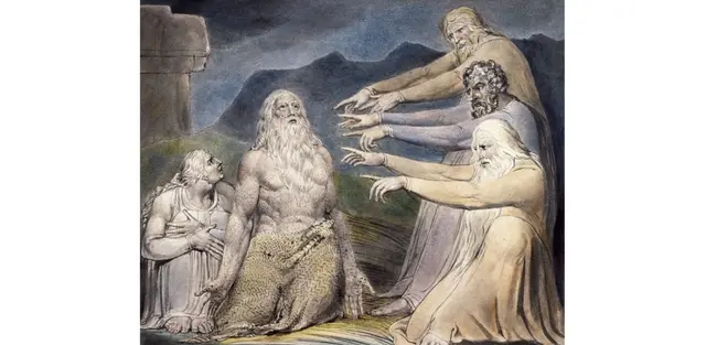 William. Blake - Hiob