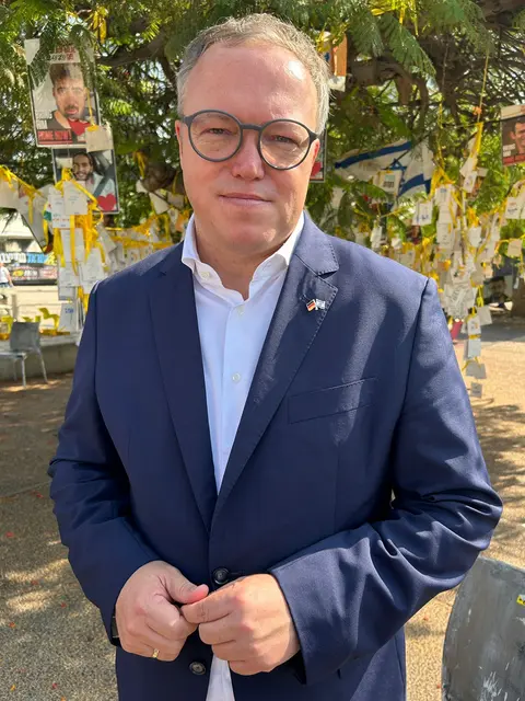 Thüringens Ministerpräsident Mario Voigt besucht mit einer Delegation vom 9. bis 13. November Israel. | Foto: Willi Wild