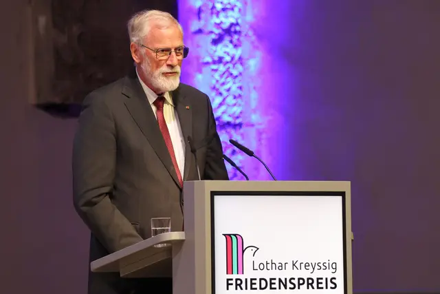 Laudator Kulturminister Rainer Robra | Foto: Thomas Nawrath