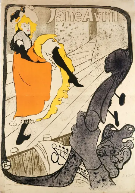 Henri de Toulouse-Lautrec (1864-1901)
Jane Avril - Jardin de Paris
1893, Lithographie | Foto: Kunsthalle Bremen - Lars Lohrisch – ARTOTHEK