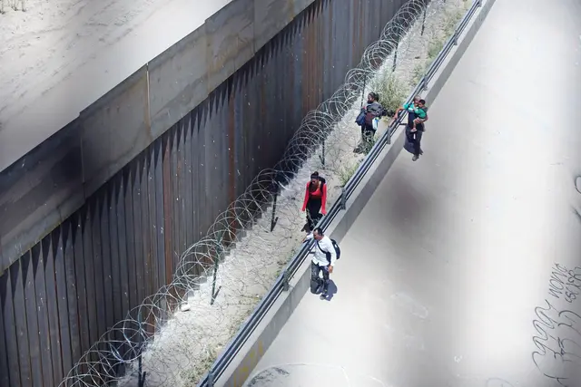 Migranten an der US-Grenze in Ciudad Juarez (Mexiko) | Foto:  epd-bild/Wolf-Dieter Vogel