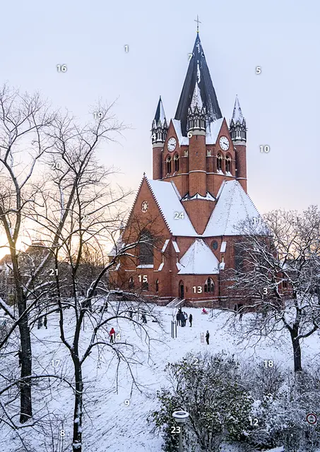 Das Kalendermotiv verbreitet Winteratmosphäre. | Foto: Paulusgemeinde
