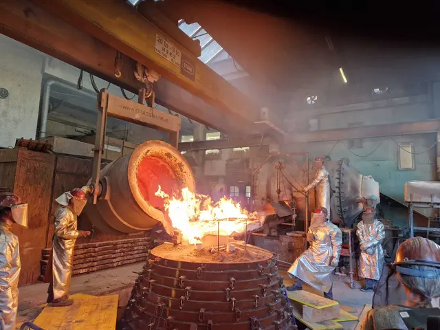 Credamus wird gegossen. Die zweitgrößte deutsche Bronzeglocke. | Foto: Claudia Hartung