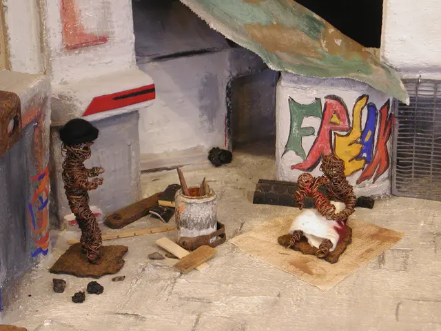 Weihnachtskrippe als Heilige Nacht im Plattenbau  | Foto: Beate Brodowski