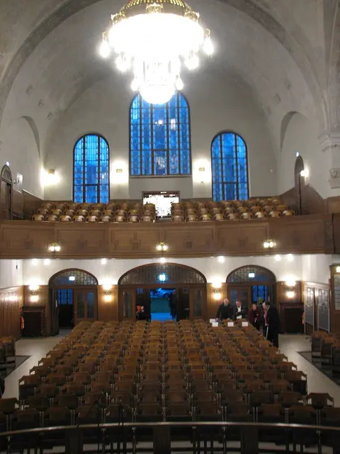 Blick von der Kanzel ins Kirchenschiff | Foto: Ghostwriter123, CC BY-SA 4.0, https://commons.wikimedia.org/w/index.php?curid=78686498
