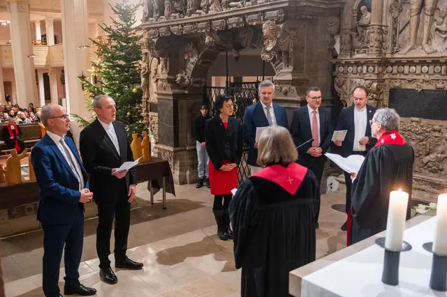 Mit einem Gottesdienst in der Weimarer Stadtkirche haben die Diako Thüringen aus Eisenach und die Diakoniestiftung Weimar Bad Lobenstein am 10. Januar den Fusionsprozess zur Diakoniestiftung Thüringen abgeschlossen.  | Foto: Maik Schuck