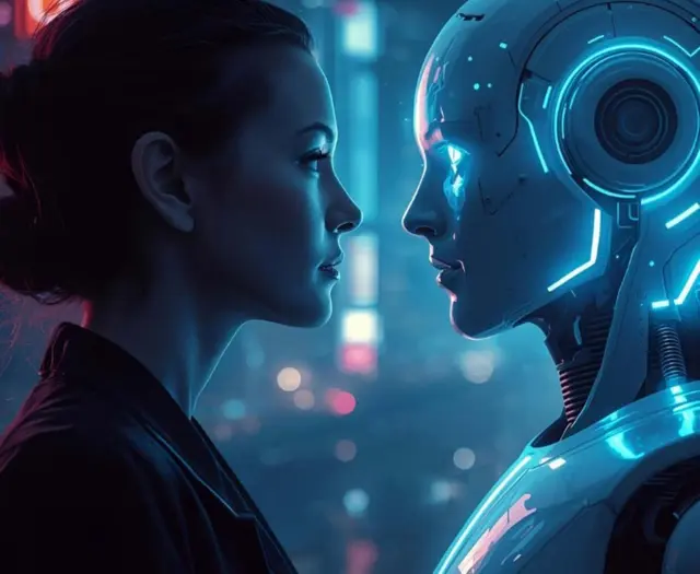 Eine Veranstaltungsreihe der Ökumenischen Akademie Ostthüringen widmet sich der KI  | Foto: Ökumenische Akademie Ostthüringen, KI-generiert