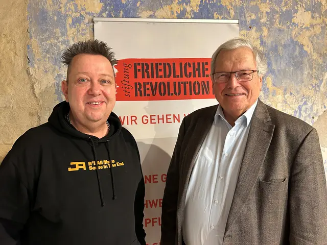 Sebastian Krumbiegel (l.) und Hubert Weiger bei der Auftaktveranstaltung in Wittenberg  | Foto: Willi Wild