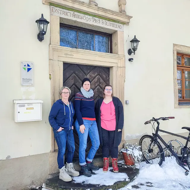 Dreieinigkeit für Mauritius: (v.l.) Daniela Merz, Sylvi Neumann, Marie-Sophie Krause | Foto: Thorsten Keßler