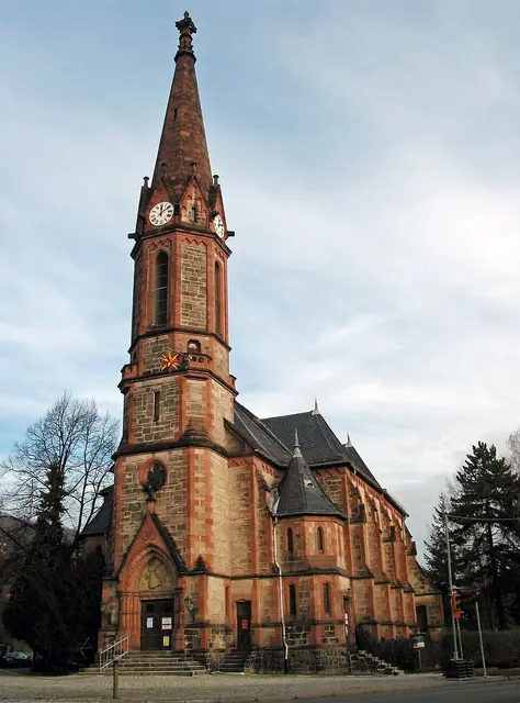 Die Lutherkirche Rudolstadt | Foto: R. Möhler, CC BY-SA 3.0, https://commons.wikimedia.org/w/index.php?curid=41580182