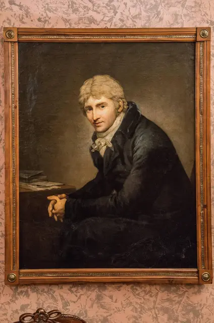 Portrait von Johannes Falk, Lutherhof Weimar, Gedenkstätte für Johannes Falk/Johannes Falk e. V. – Gesellschaft der Freunde in der Not
 | Foto: Maik Schuck