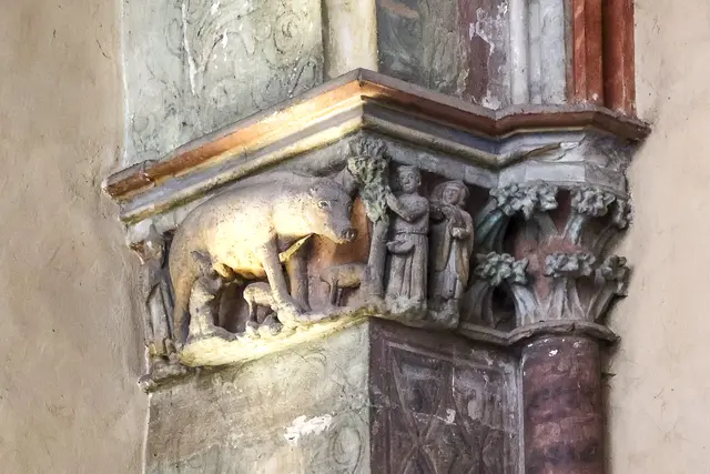 Magdeburger Dom: Die judenfeindliche Schmähplastik aus dem Mittelalter befindet ich in der Ernstkapelle. Besuchern ist sie normalerweise nicht zugänglich. | Foto: Thomas Nawrath
