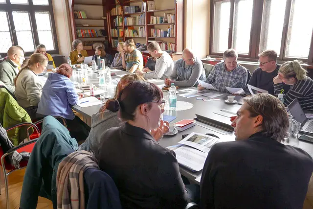 Rege Diskussionen bei der Fortbildung für Lehrer zum (christlichen) Antisemitismus | Foto: Thomas Nawrath