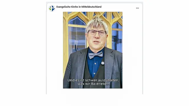 Facebook-Video: Friedrich Kramer spricht zum Iran-Krieg. | Foto: Screenshot/ G+H