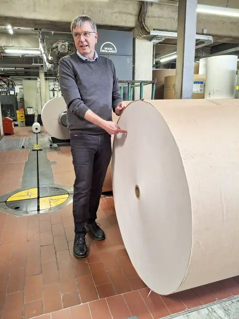 Carsten Wilkesmann (Foto), der Leiter des Dewezet-Druckzentrums in Hameln | Foto: André Poppowitsch