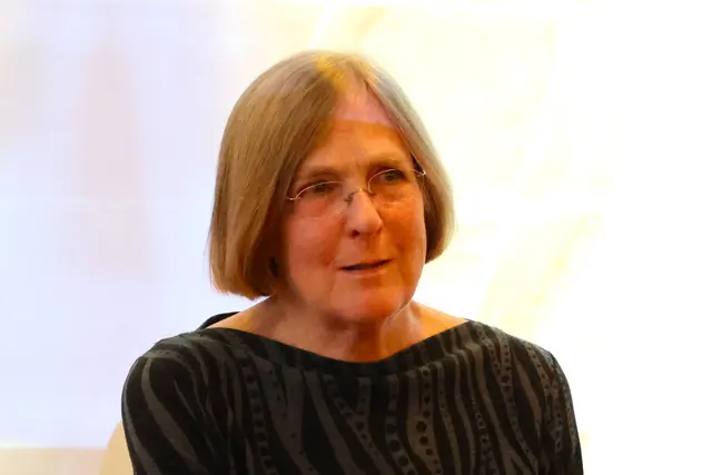 Kuratorin der neuen Ausstellung in der Wittenberger Stadtkirche: Die Berliner Judaistin Maren Krüger. | Foto: Thomas Nawrath