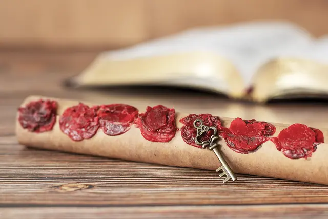 Als Buch mit sieben Siegeln wird die Offenbarung auch bezeichnet – ab dem fünften Kapitel spielen sie eine Rolle. | Foto: Marinela – stock.adobe.com