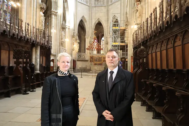 Dioe Autoren des neuen Dominventars: Anja Seliger und Heiko Brandl. | Foto: Thomas Nawrath