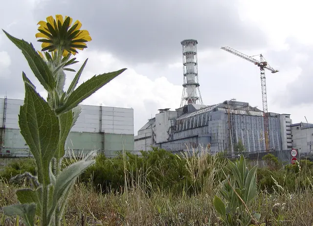 Die Sperrzone um den explodierten Reaktorblock von Tschernobyl darf nur mit Passierschein befahren werden. | Foto: epd-bild/Karsten Packeiser