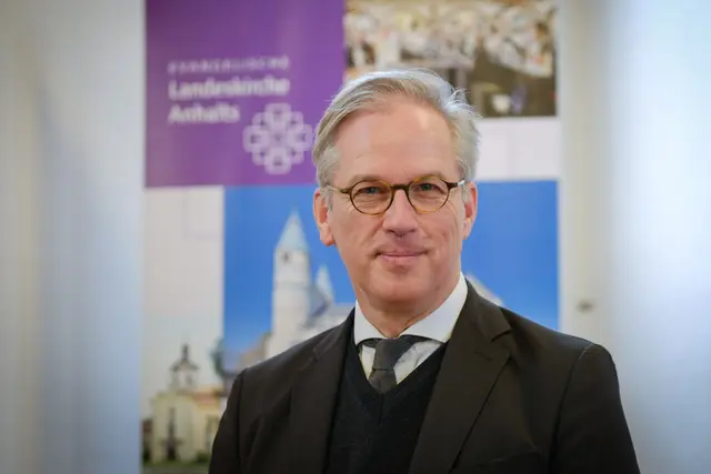 Karsten Wolkenhauer, Kirchenpräsident der Evangelischen Kirche Anhalts.  | Foto: epd-bild/ Jens Schulze