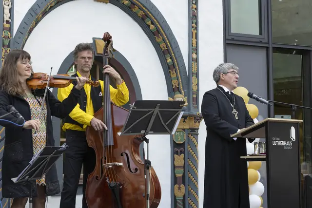 EKM-Landesbischof Friedrich Kramer bezeichnete Museen in seiner Festrede als „Schulen der Aufmerksamkeit". | Foto: Paul-Philipp Braun
