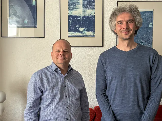 Landeskirchenmusikdirektor Matthias Pfund (l.) und Kantor Florian Zschucke | Foto: Uwe Kraus