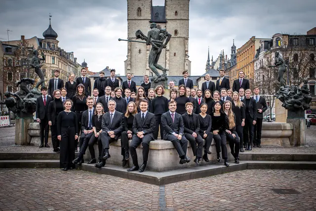 Zurück zu den Wurzeln: Der Chor der Evangelischen Hochschule für Kirchenmusik gestaltet ein gesitliche Abendmusik in Aschersleben. | Foto: David Nuglisch