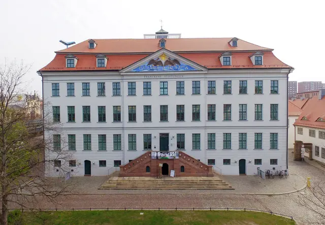 Auch die Franckeschen Stiftungen in Halle (Saale) sind Teil der Initiatiative "Kultur ist Vielfalt und Heimat" und haben die gemeinsame Erklärung gegen die geplante AfD_Kulturpolitik unterzeichnet. | Foto: epd-bild/Steffen Schellhorn
