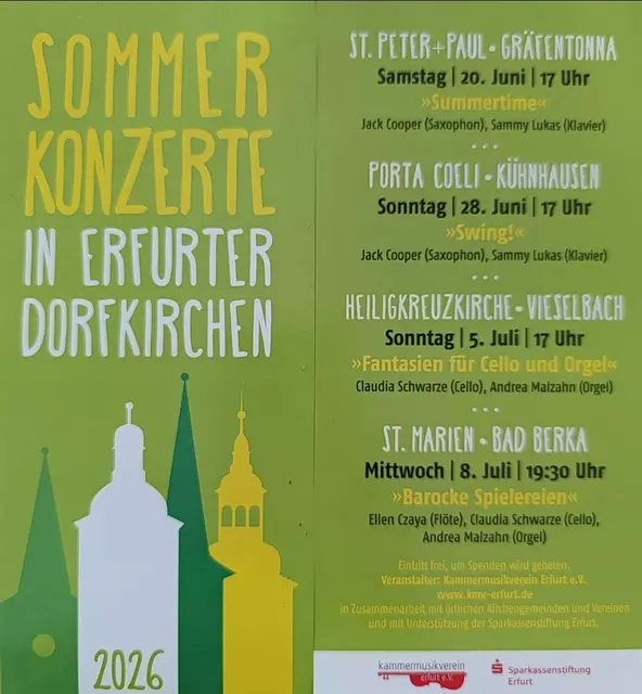 Foto: Plakat: Kammermusikverein Erfurt e. V.