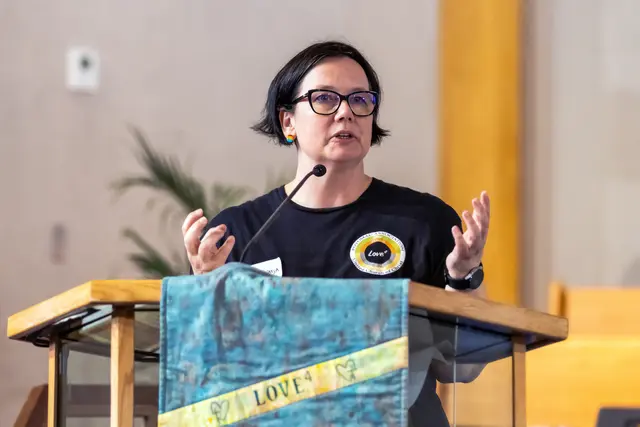 Wortverkündigung in Washington: Als Auslandspfarrerin war Katja Albrecht in der "Potomac Association" tätig, einem Zusammenschluss von über 30 Gemeinden innerhalb der United Church of Christ (UCC). | Foto: K. Albrecht