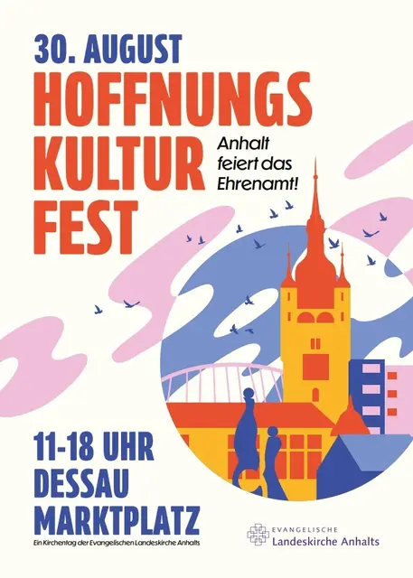 Plakat zum Kirchentag am 30. August 2026 | Foto: Evangelische Landeskirche Anhalts 